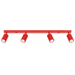 Plafon KARBON 4L czerwony SL.2368