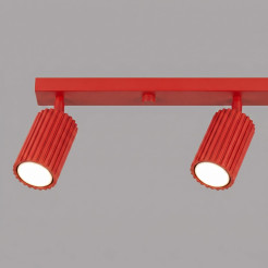 Plafon KARBON 4L czerwony SL.2368