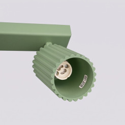Plafon KARBON 4L szałwiowy SL.2354