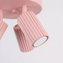 Plafon KARBON 3P różowy SL.1941