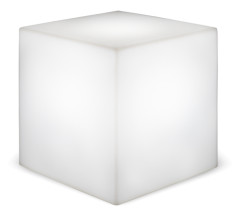 3186 CUBY 45 SOLAR STOLIK Z PODŚWIETLENIEM BIAŁY
