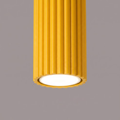 Plafon KARBON 10 żółty SL.2329