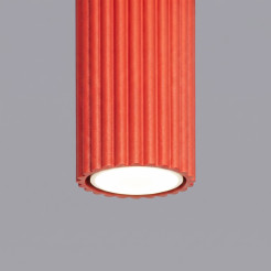Plafon KARBON 10 czerwony SL.2330