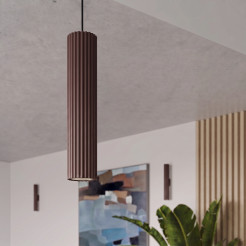 Plafon KARBON 10 brązowy SL.2331