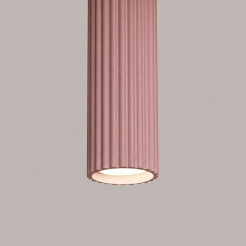 Lampa wisząca KARBON 1 różowa SL.1931