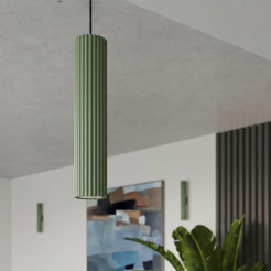 Lampa wisząca KARBON 1 szałwiowa SL.2333