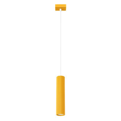 Lampa wisząca KARBON 1 żółta SL.2334