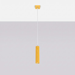 Lampa wisząca KARBON 1 żółta SL.2334