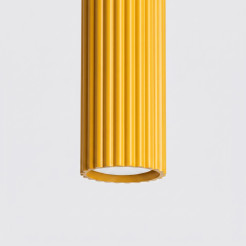 Lampa wisząca KARBON 1 żółta SL.2334