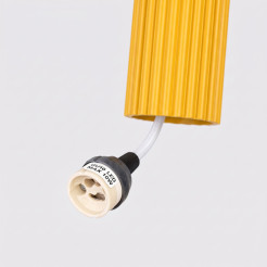 Lampa wisząca KARBON 1 żółta SL.2334