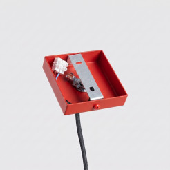 Lampa wisząca KARBON 1 czerwona SL.2335