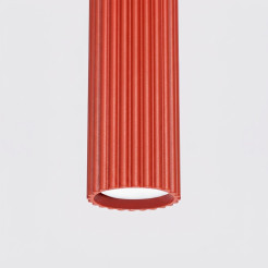 Lampa wisząca KARBON 1 czerwona SL.2335