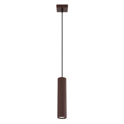Lampa wisząca KARBON 1 brązowa SL.2336