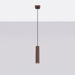 Lampa wisząca KARBON 1 brązowa SL.2336