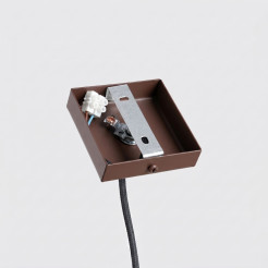 Lampa wisząca KARBON 1 brązowa SL.2336