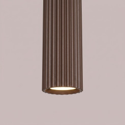 Lampa wisząca KARBON 1 brązowa SL.2336