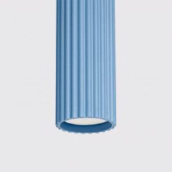 Lampa wisząca KARBON 1 błękitna SL.2337