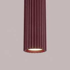 Lampa wisząca KARBON 1 burgund SL.1918