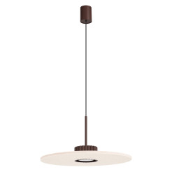 Lampa wisząca OVO 1 brązowa/beżowa filc Gx53 SL.2694