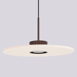 Lampa wisząca OVO 1 brązowa/beżowa filc Gx53 SL.2694