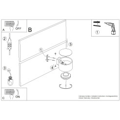 Kinkiet MODO 1 burgund Gx53 SL.2453