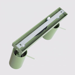Plafon RING 2 szałwiowy SL.2178