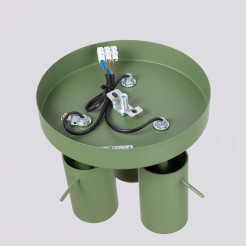 Plafon RING 3P szałwiowy SL.2180