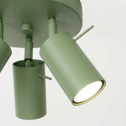 Plafon RING 3P szałwiowy SL.2180
