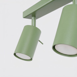 Plafon RING 4L szałwiowy SL.2181