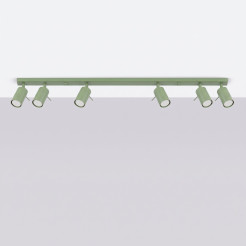 Plafon RING 6L szałwiowy SL.2182