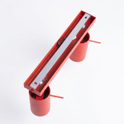 Plafon RING 3L czerwony SL.2191