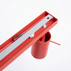 Plafon RING 6L czerwony SL.2194