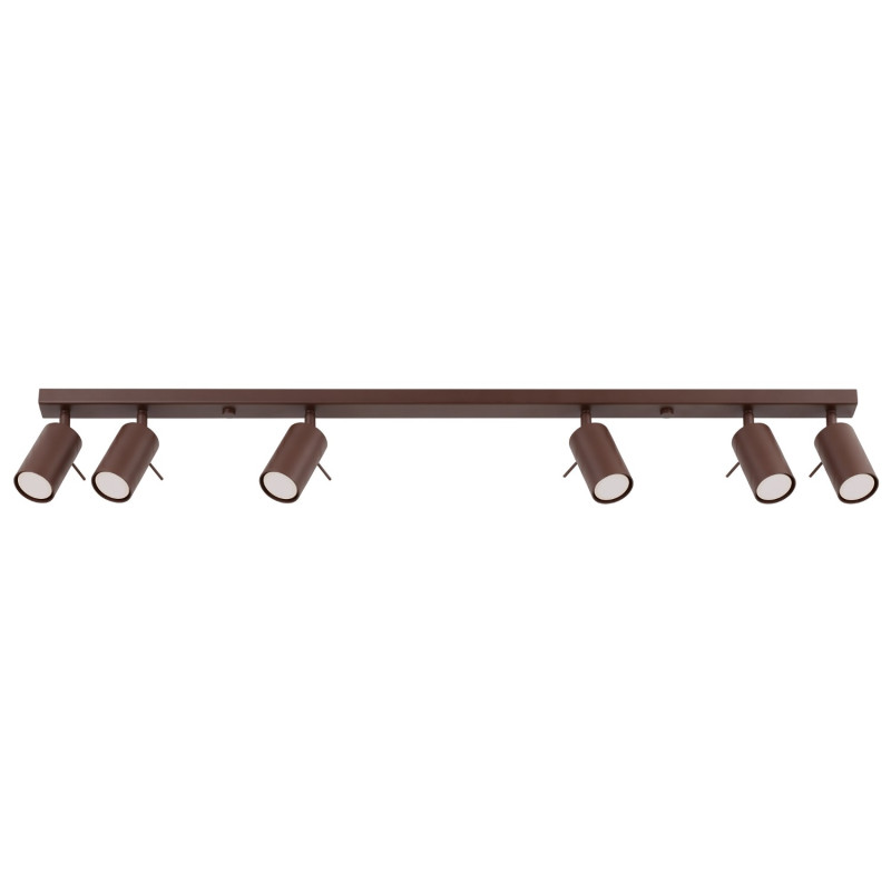 Plafon RING 6L brązowy SL.2200