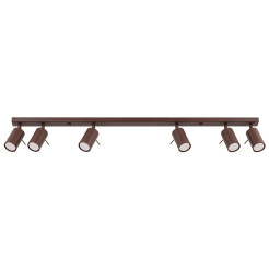 Plafon RING 6L brązowy SL.2200