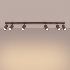 Plafon RING 6L brązowy SL.2200