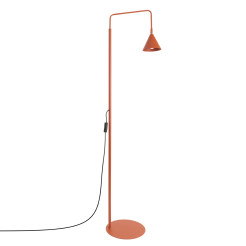 Lampa podłogowa NOX ochra czerwona SL.2586