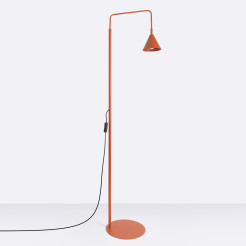 Lampa podłogowa NOX ochra czerwona SL.2586