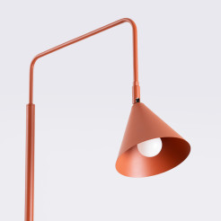 Lampa podłogowa NOX ochra czerwona SL.2586