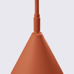 Lampa podłogowa NOX ochra czerwona SL.2586