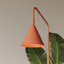 Lampa podłogowa NOX ochra czerwona SL.2586