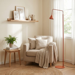 Lampa podłogowa NOX ochra czerwona SL.2586