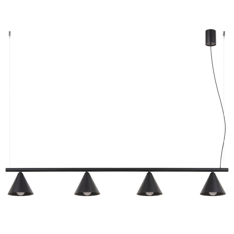 Żyrandol NOX 4L czarna SL.2552