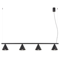 Żyrandol NOX 4L czarna SL.2552