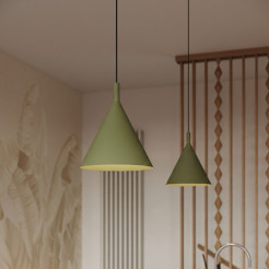 Lampa wisząca NOX 25 zielona oliwka SL.2525