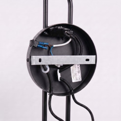 Kinkiet NOX 2 czarny z włącznikiem SL.2507