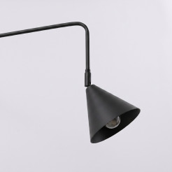 Kinkiet NOX 1 czarny z włącznikiem SL.2492