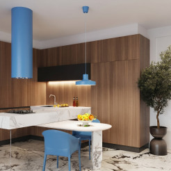 Lampa wisząca BILO błękitna SL.2059