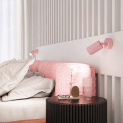 Plafon KARBON 6L różowy SL.1938