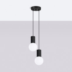 Lampa wisząca HALO 2P czarna SL.1972