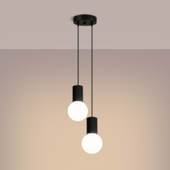 Lampa wisząca HALO 2P czarna SL.1972